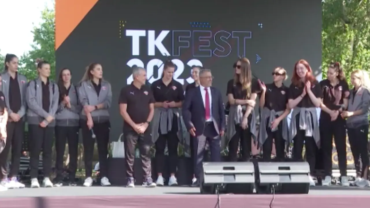 THY Kadın Voleybol Takımı, TK FEST 2023 etkinliğine katıldı