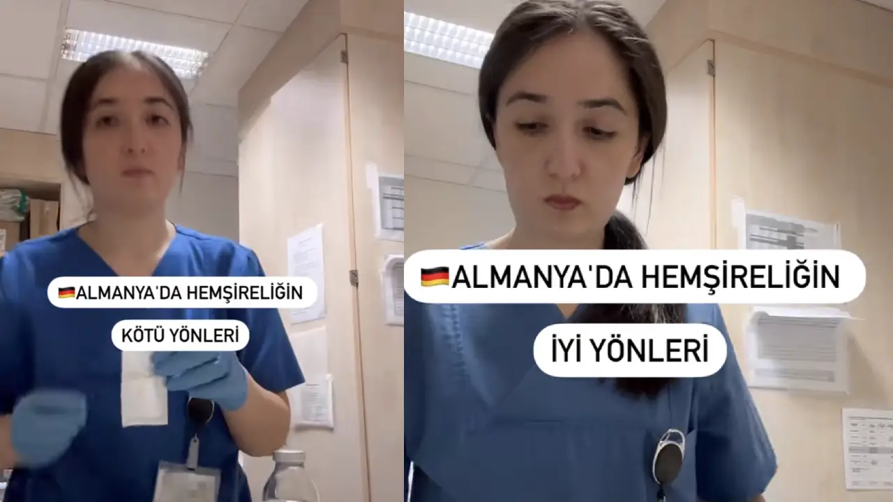 'Almanya'da hemşireliğin iyi ve kötü yönleri' videosuna Türklerden yorum yağdı!