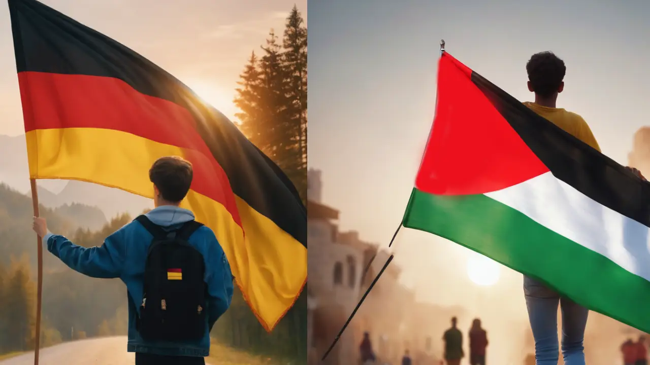 Alman gençliği köprüleri yıktı! Konu: Filistin