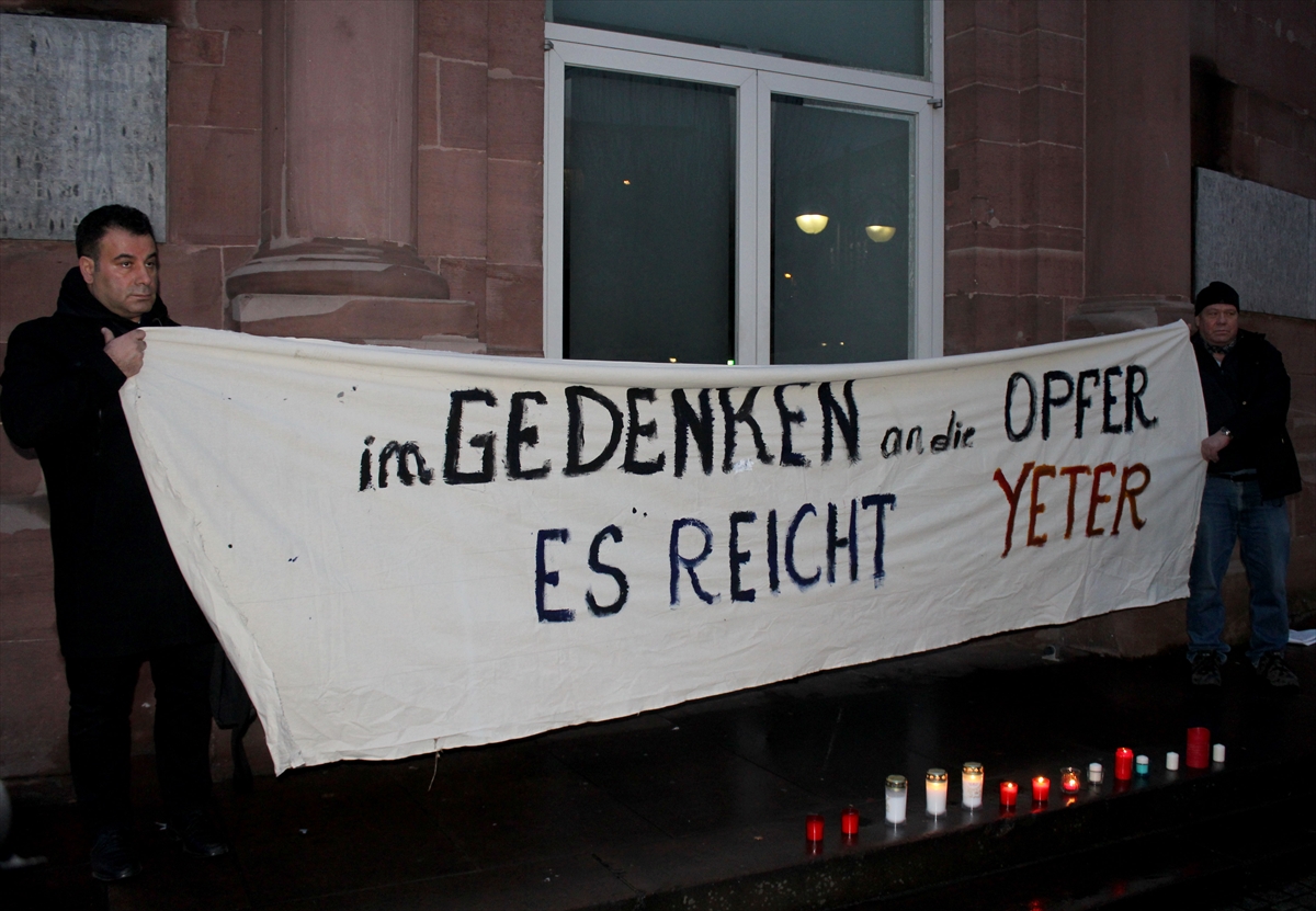 Sultanahmet'teki terör saldırısı Frankfurt'ta protesto edildi
