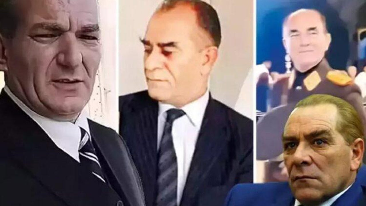 Atatürk’e benzeyen adamlar birbirine girdi
