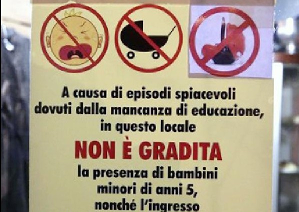 Bu restorana 'çocuklar giremez'