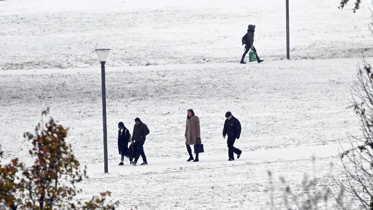 Berlin beyaza büründü