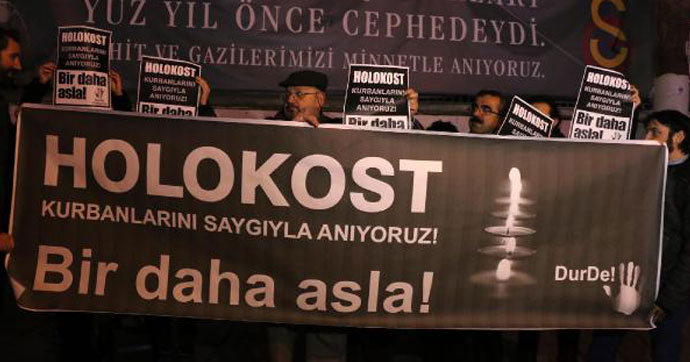 Holokost kurbanları unutulmadı