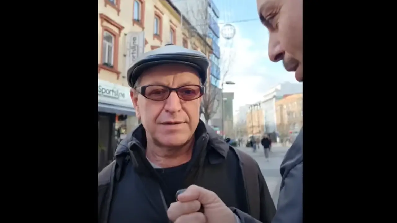 Almanya sokaklarında video çeken Türk fenomene adamın tepkisi güldürdü: “Türkiye’yi mi kötülüyorsunuz, izin vermem”