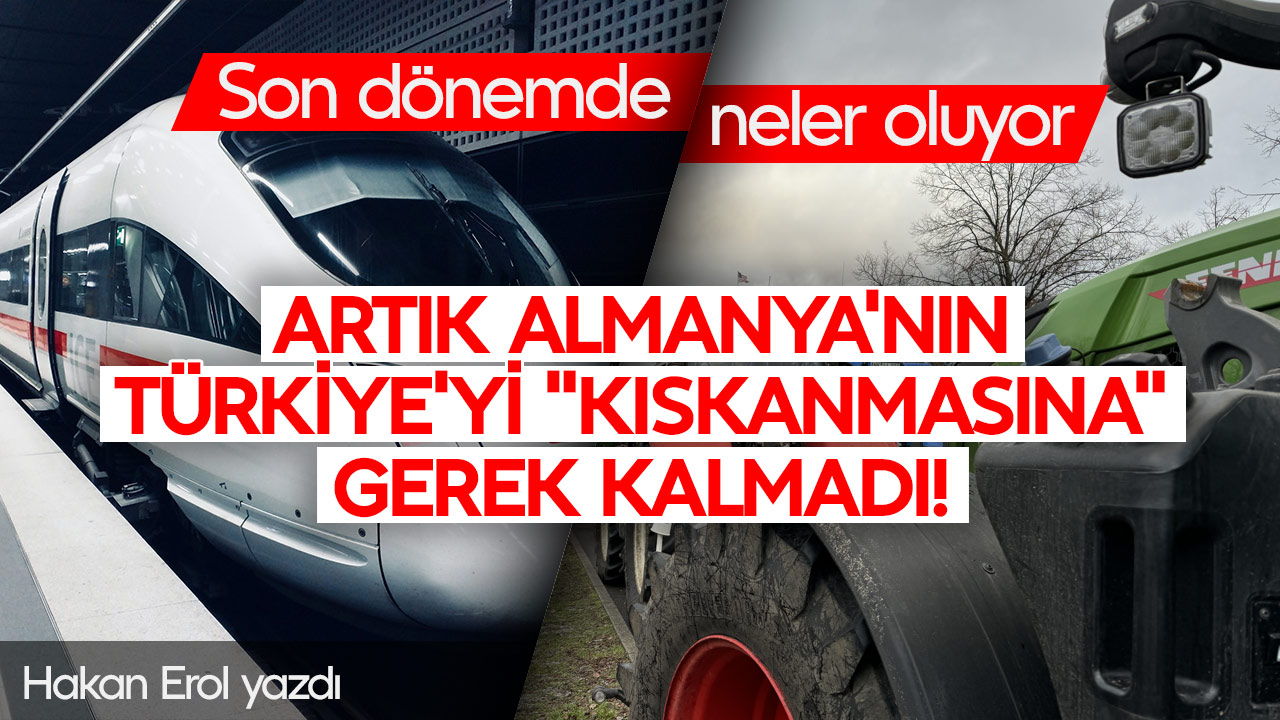 Son dönemde neler oluyor...  Artık Almanya'nın Türkiye'yi "kıskanmasına" gerek kalmadı!