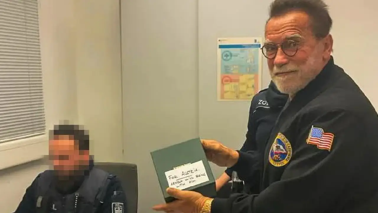 Arnold Schwarzenegger, Almanya’da havalimanında gözaltına alındı