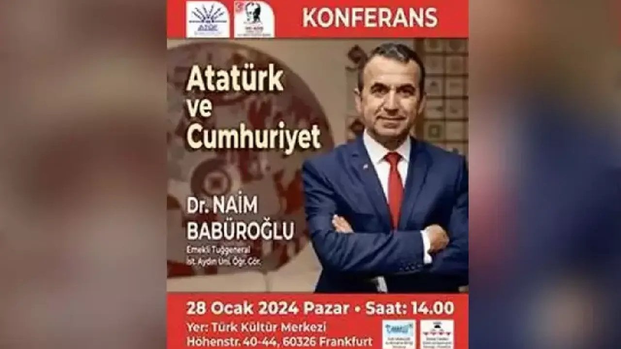 Frankfurt’ta Atatürk ve Cumhuriyet konferansı