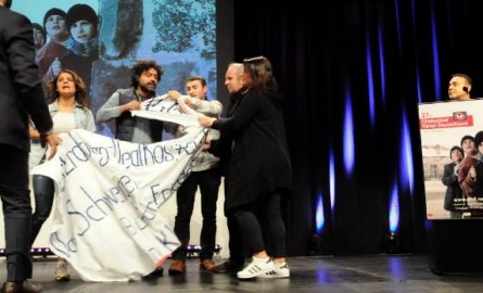 Türk-Alman Film Festivali’nde Kürdistan protestosu