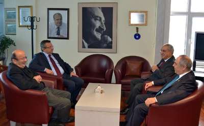 CHP'den DSP'ye ziyaret