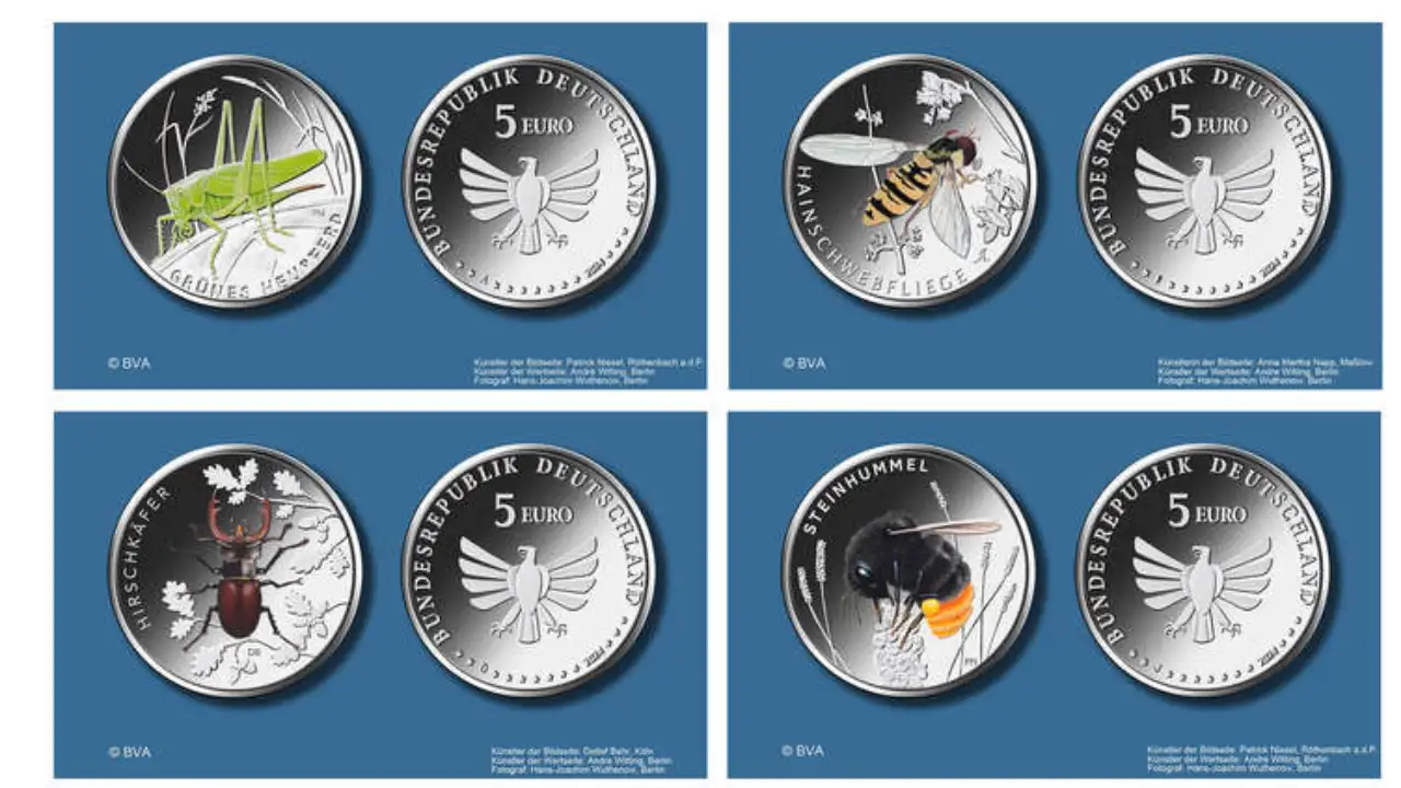 Almanya'da 5 Euro'luk madeni para geliyor