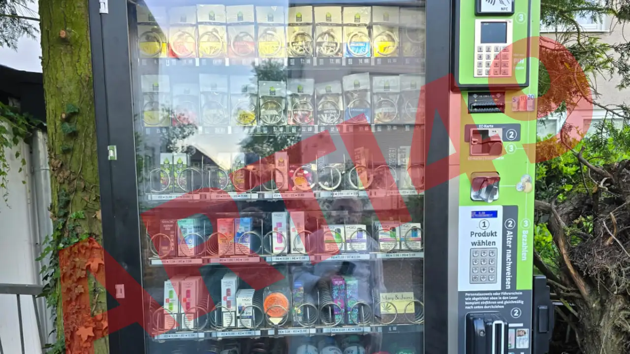 Almanya'ya esrar otomatları geldi