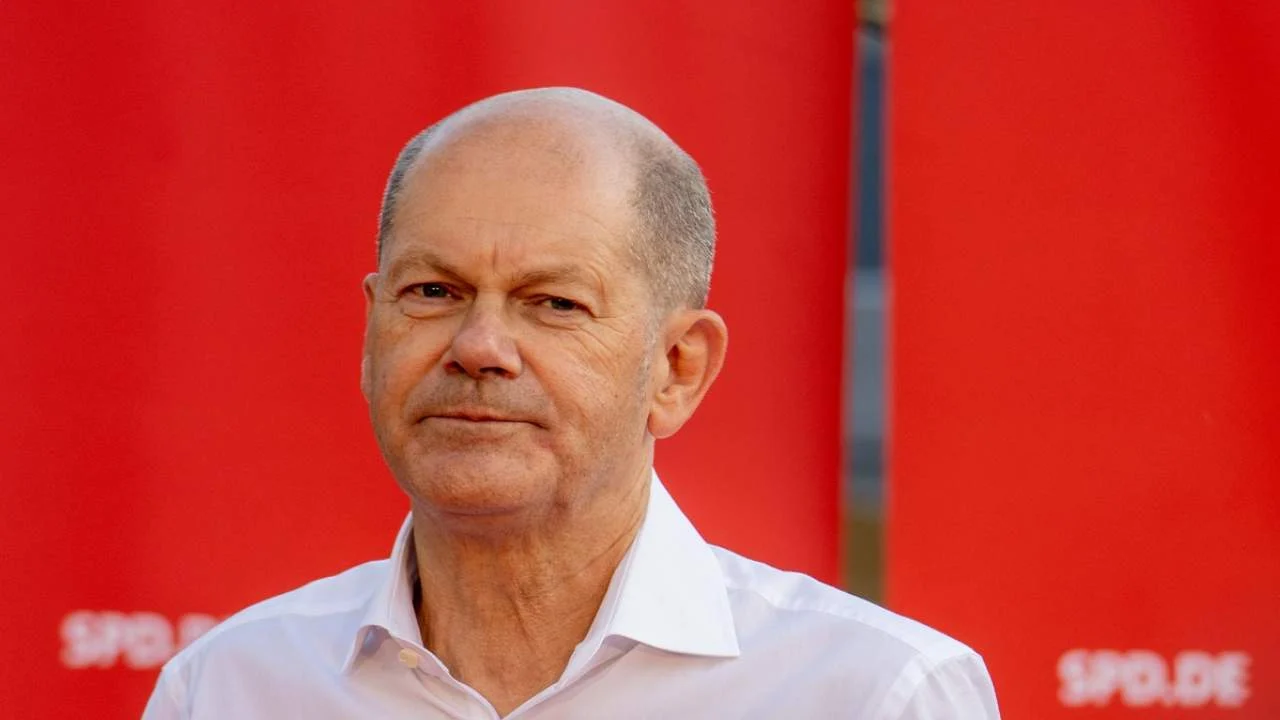 Scholz'un yüzüne yara bandı takmasının nedeni belli oldu