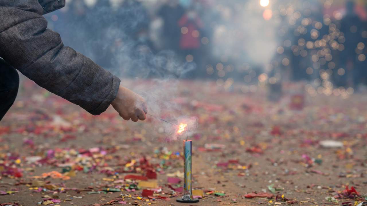 Berlin'de havai fişek atan adam tahliye olunca ülkeyi terk etti