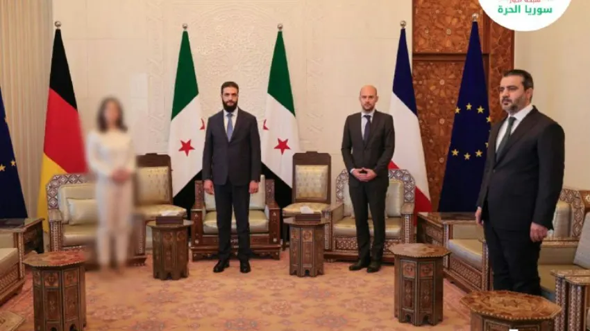 Suriye'de Baerbock fotoğraflarına dijital sansür uygulandı