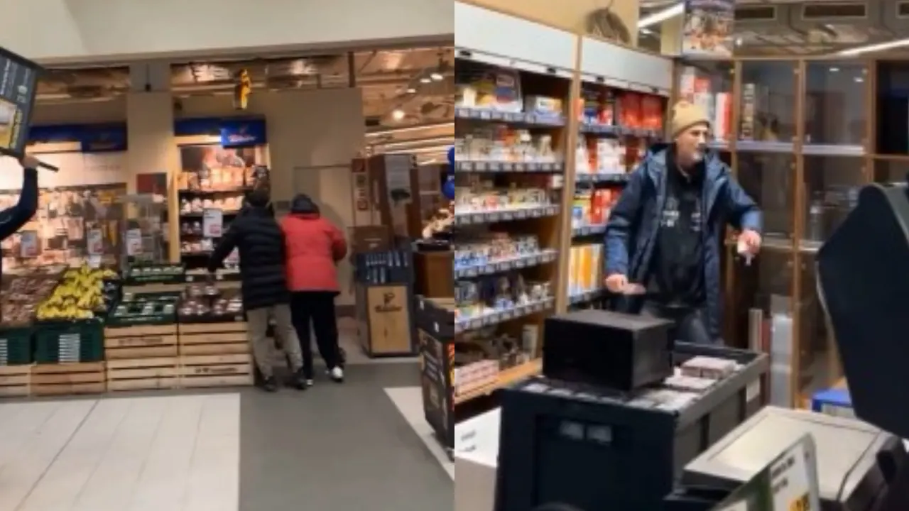 Sigara için bıçak çekti