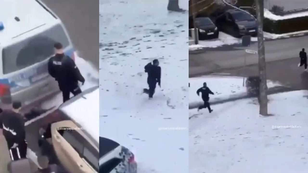 Sınır dışı edilmek için yakalanan kişi polisten böyle kaçtı