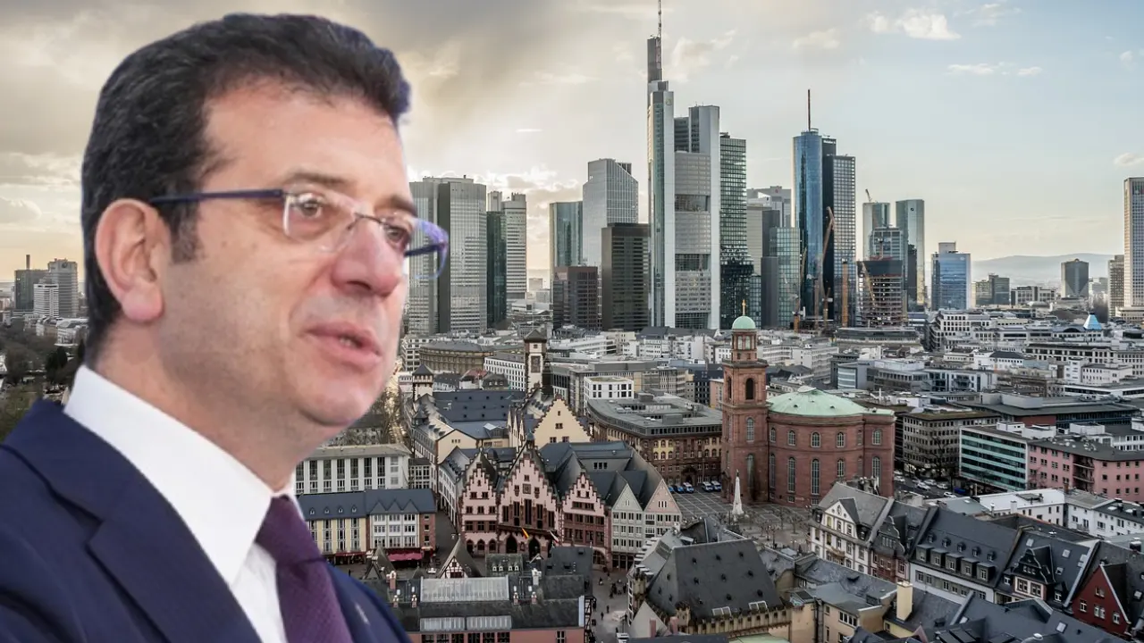 Frankfurt'ta "İmamoğlu" eylemi