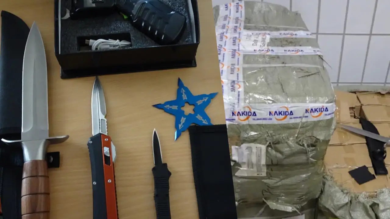 Almanya sınırında durdurulan TIR’dan binlerce yasaklı silah çıktı