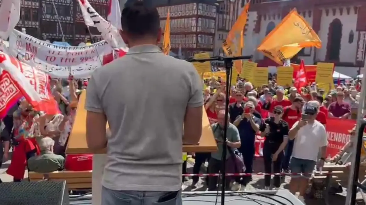 Almanya'daki 1 Mayıs'a Alman Belediye Başkanının "İmamoğlu" sözleri damga vurdu!