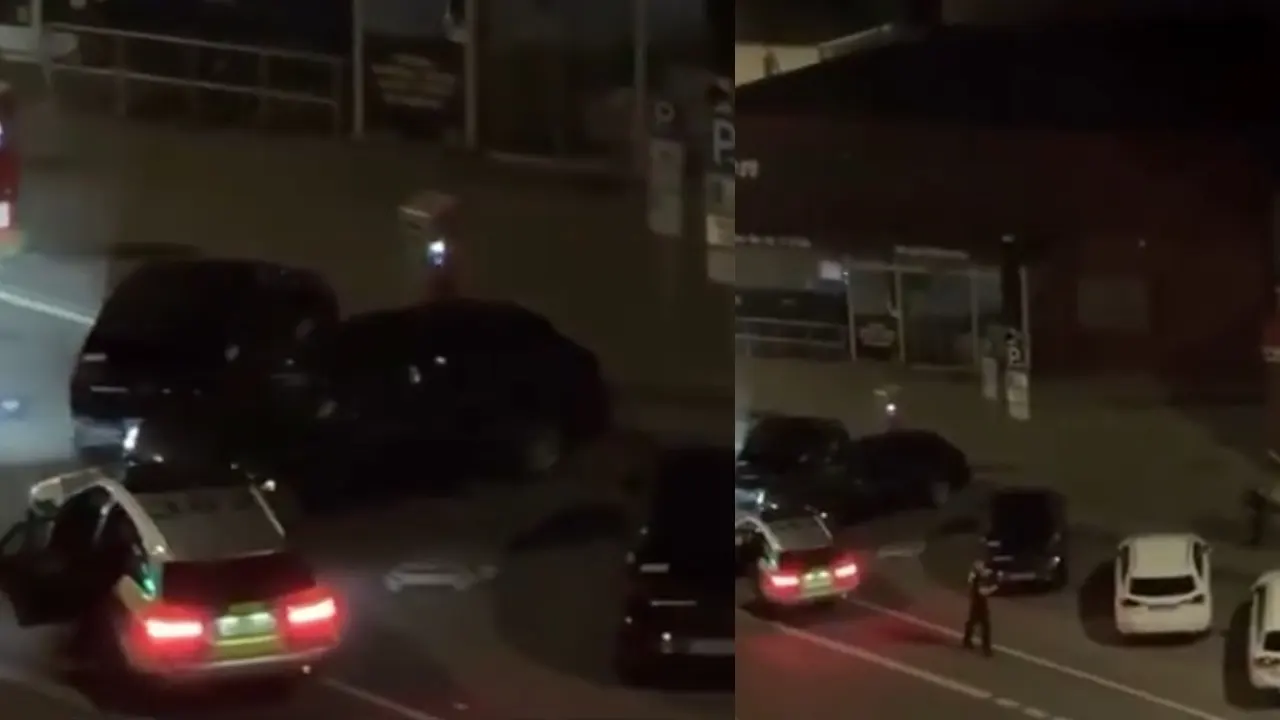 Polis Hamburg'da ATM hırsızlarını elinden böyle kaçırdı!