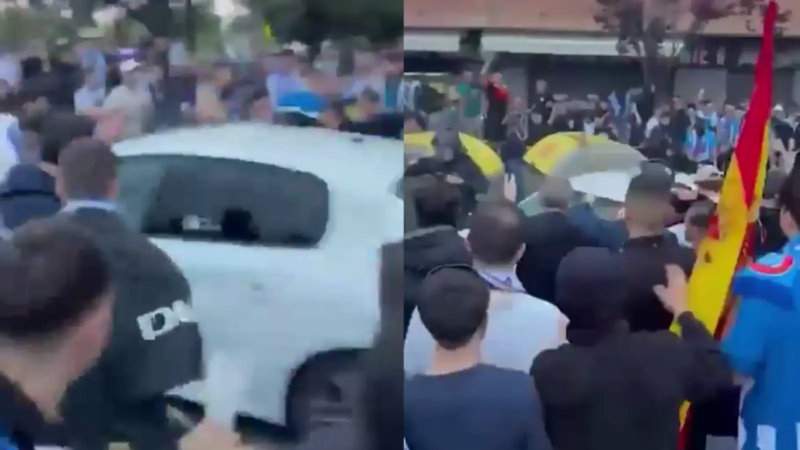 Barcelona derbisinde araç kalabalığa daldı: 13 yaralı