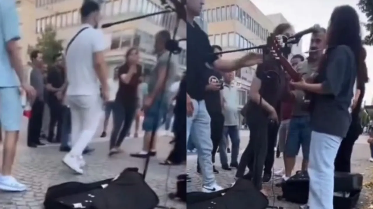 Mannheim’da ırkçılık... Kürtçe şarkı söyledi diye üzerine yürüdü