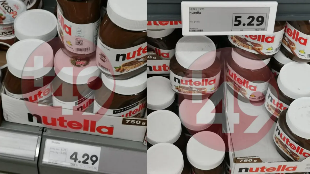 Almanya'da Nutella'nın fiyatı 3 yılda bakın nasıl değişti