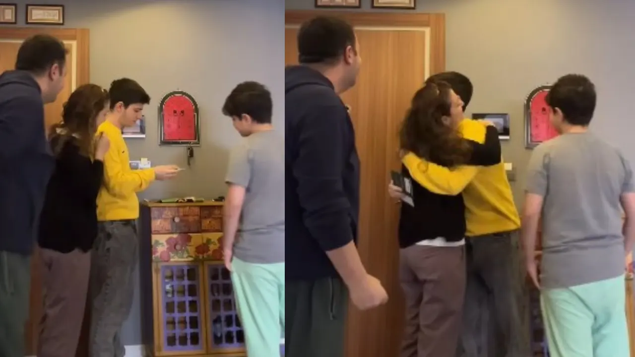 8 aydır Almanya vizesi bekliyorlardı, vize sonucu bayram havası yarattı