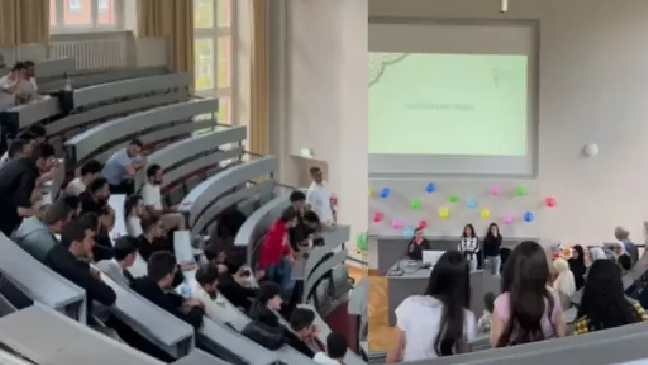 Berlin'de etkinlik düzenleyip harem selamlık oturan gruba soruşturma