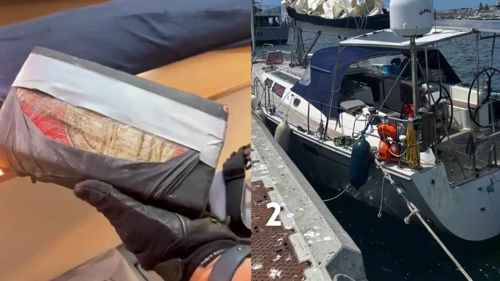 Alman çiftin yelkenlisinde milyonluk kokain yakalandı
