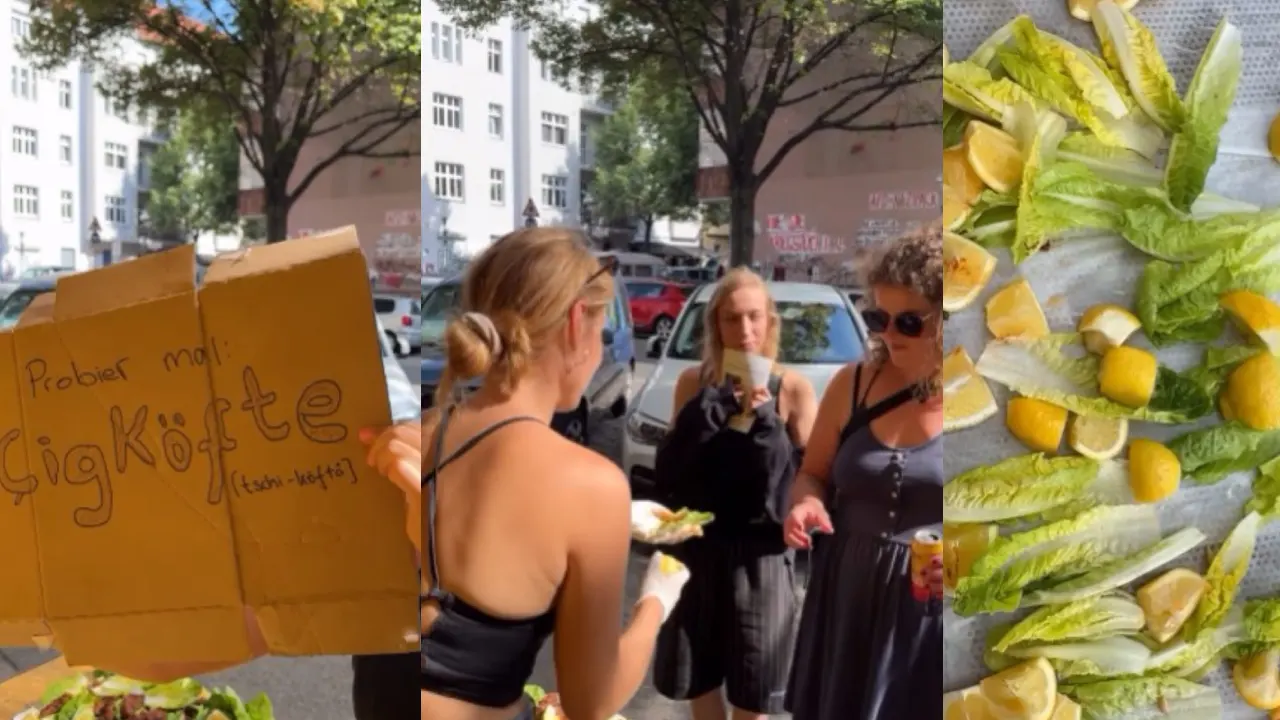Berlin'de Almanlar Çiğ köfte denedi! İşte sonuçlar...