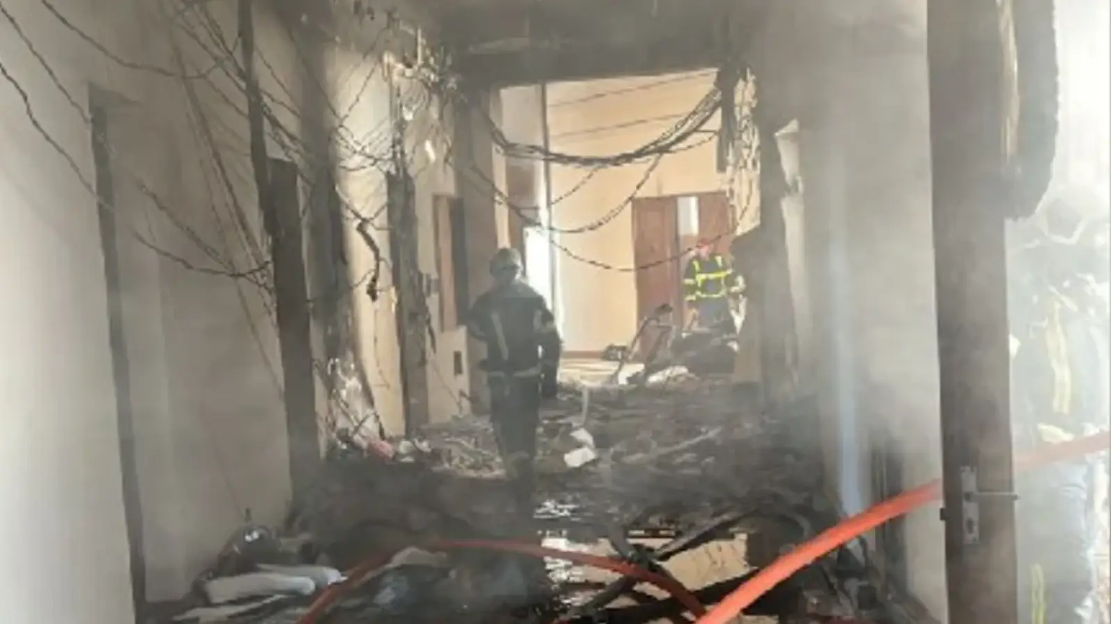 Rusya'nın Kiev saldırısında hükümet binası ilk kez hedef alındı