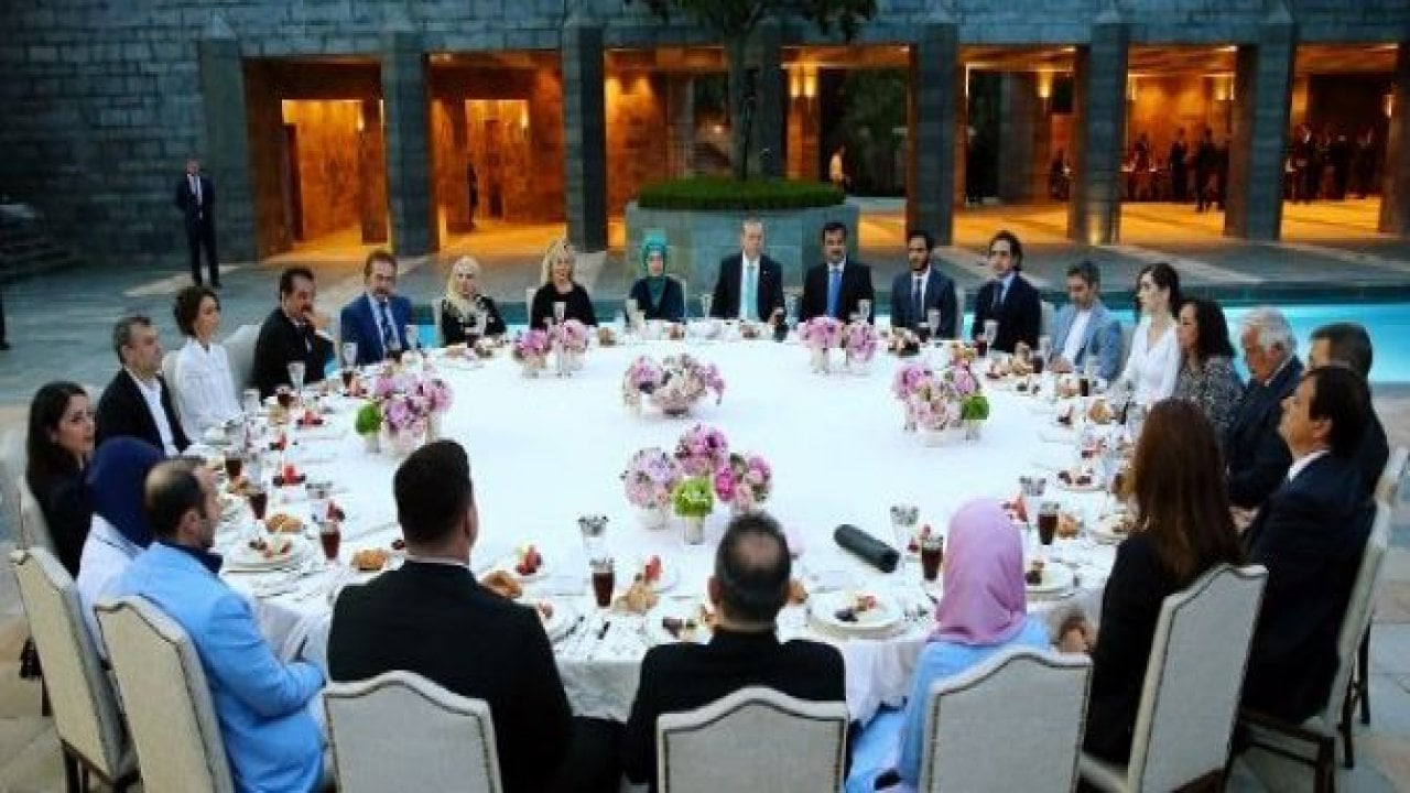 Erdoğan'ın iftarından kareler