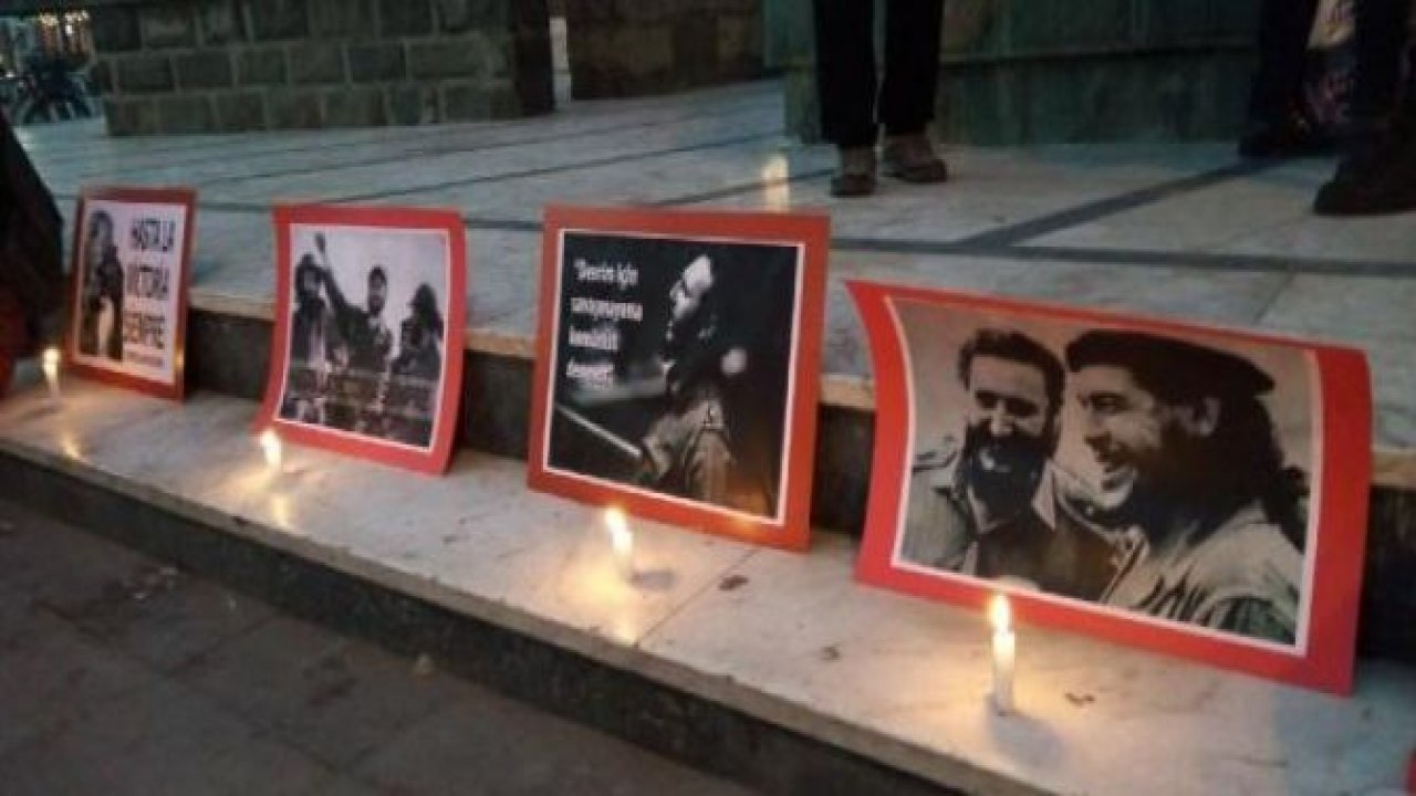 Fidel Castro'yu Ayvalık'ta mumlarla uğurladılar