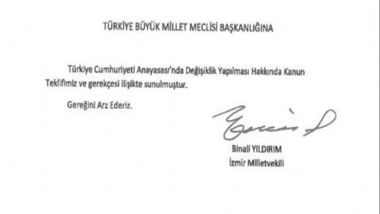 İşte 21 maddelik Yeni Anayasa teklifi