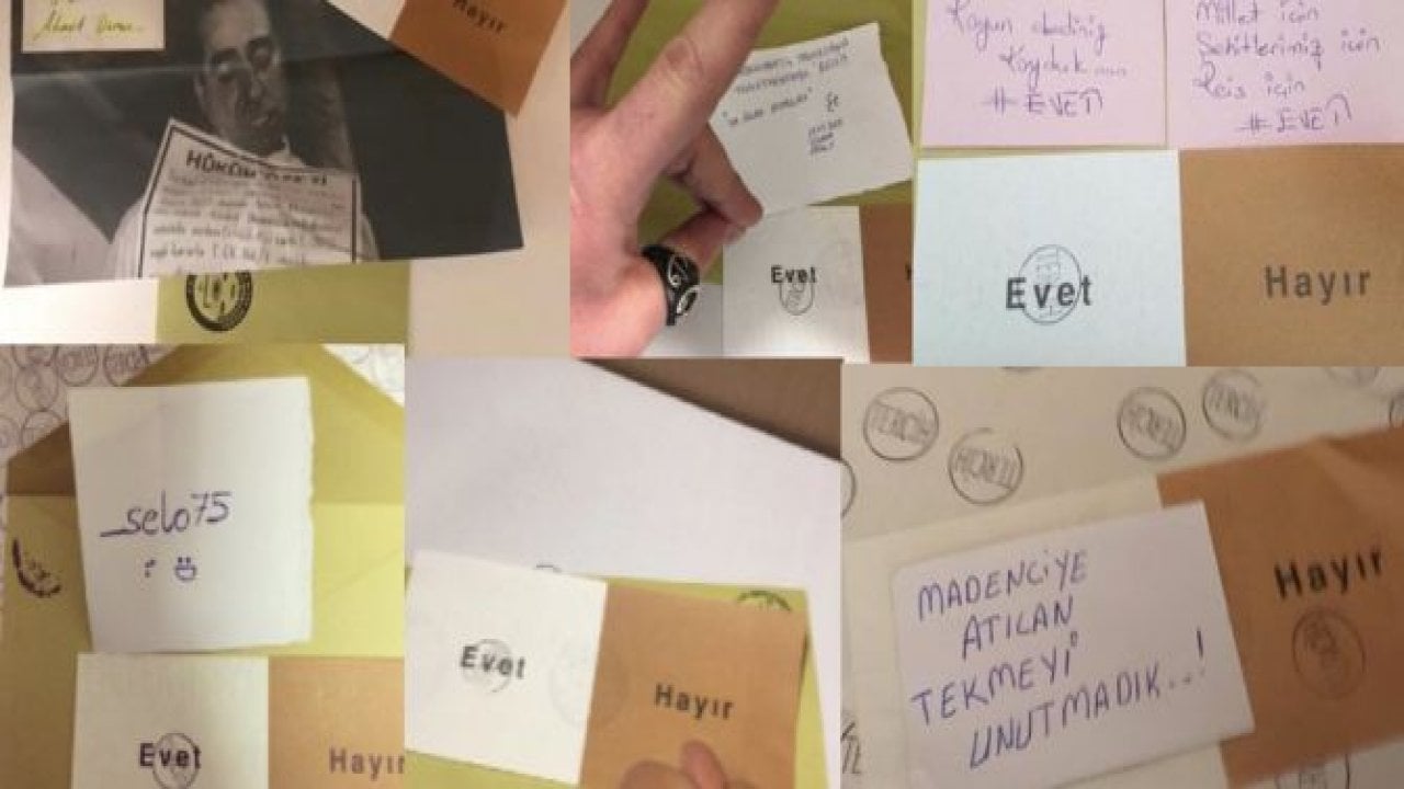 Yurt dışından referandum manzaraları