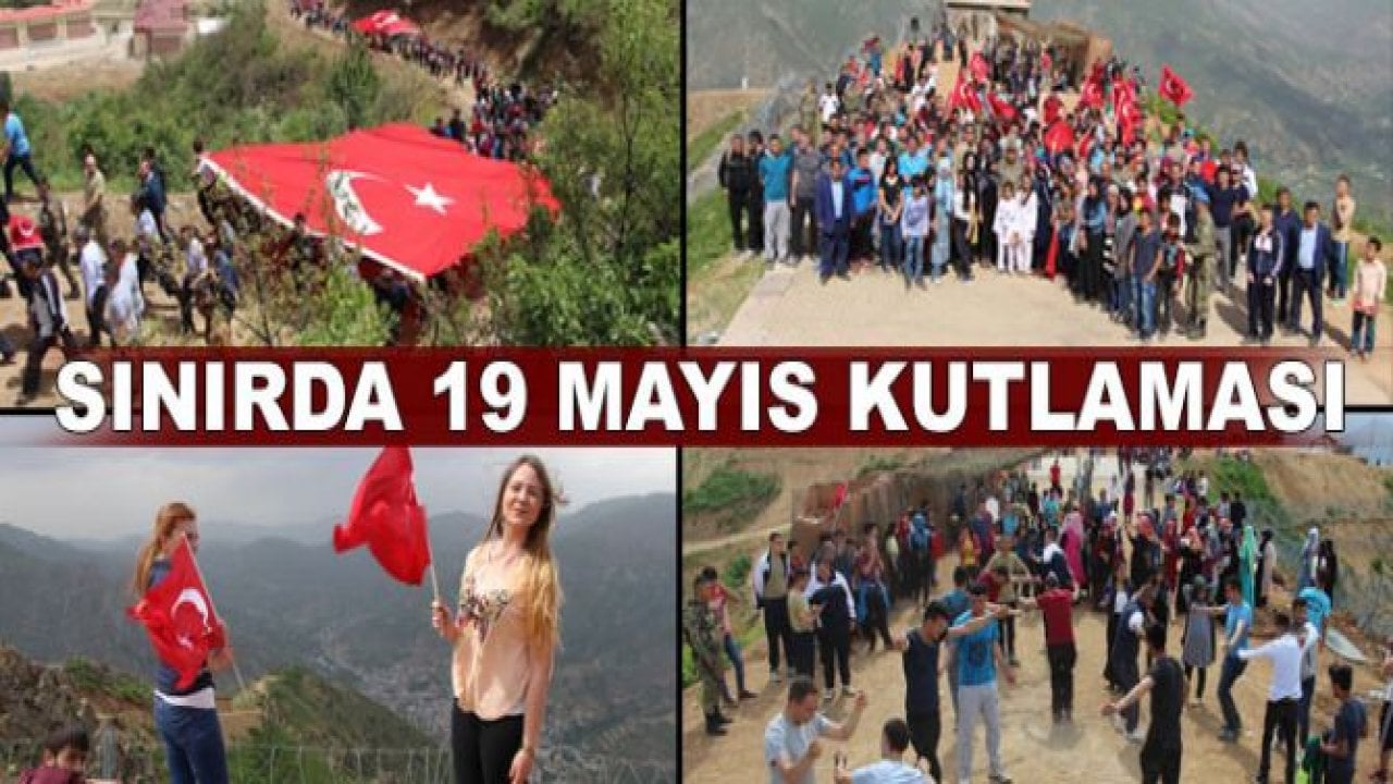 Sınırda 19 Mayıs coşkusu
