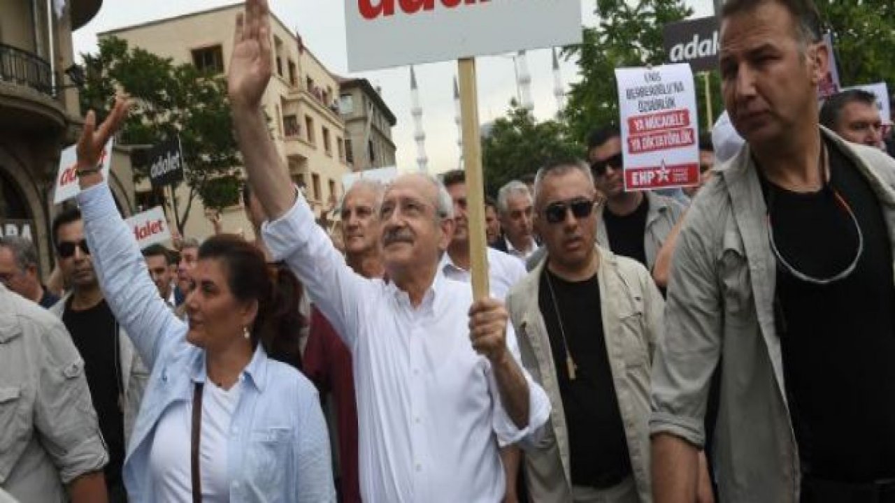 'Adalet Yürüyüşü'nden kareler
