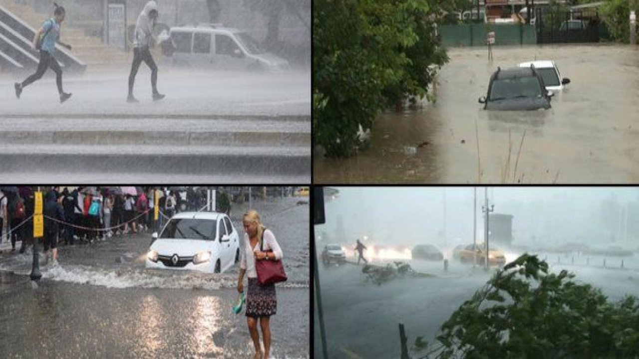 İstanbul'da yağmura teslim