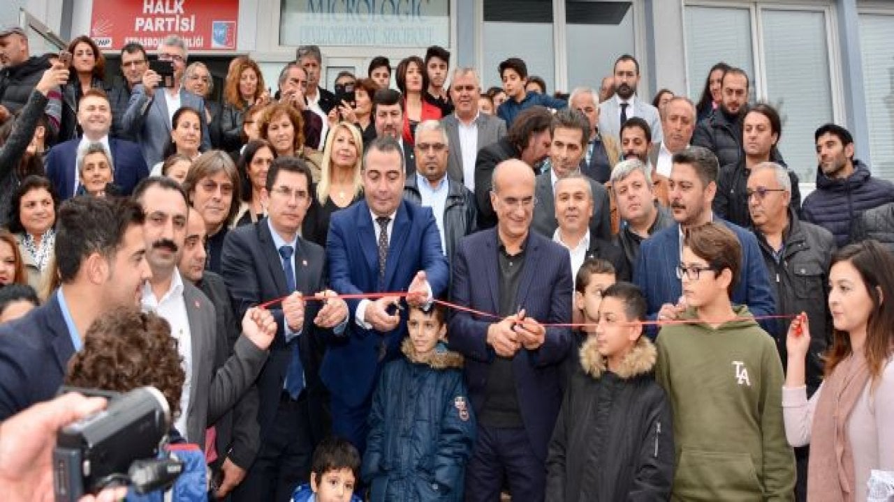 CHP Strazburg'da büro açtı