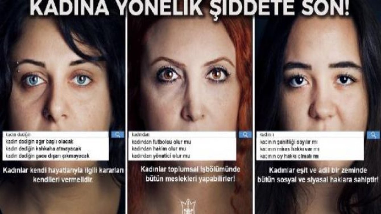 Turuncu ile 'kadına şiddete hayır' deyin