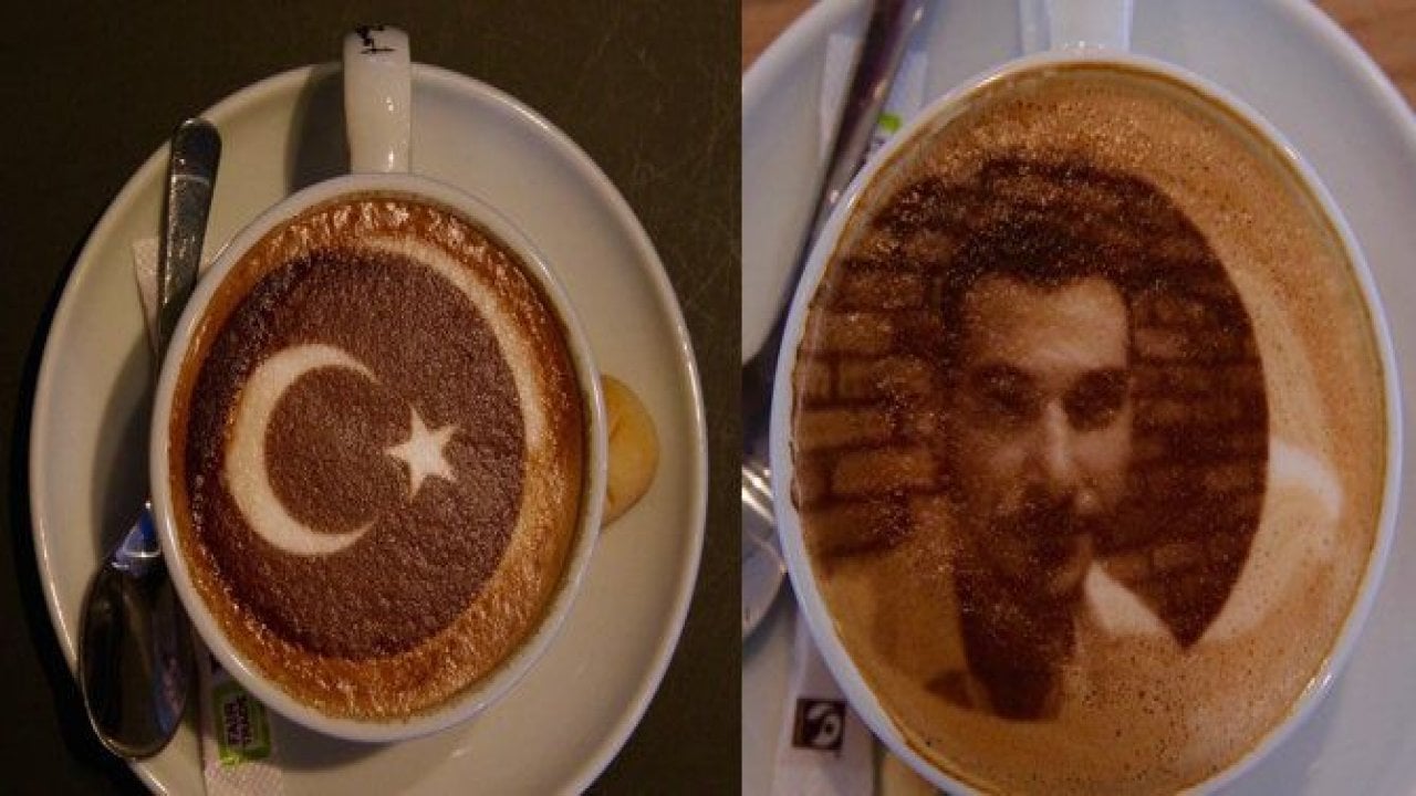 Gurbetçi girişimciden 'selfieçino'