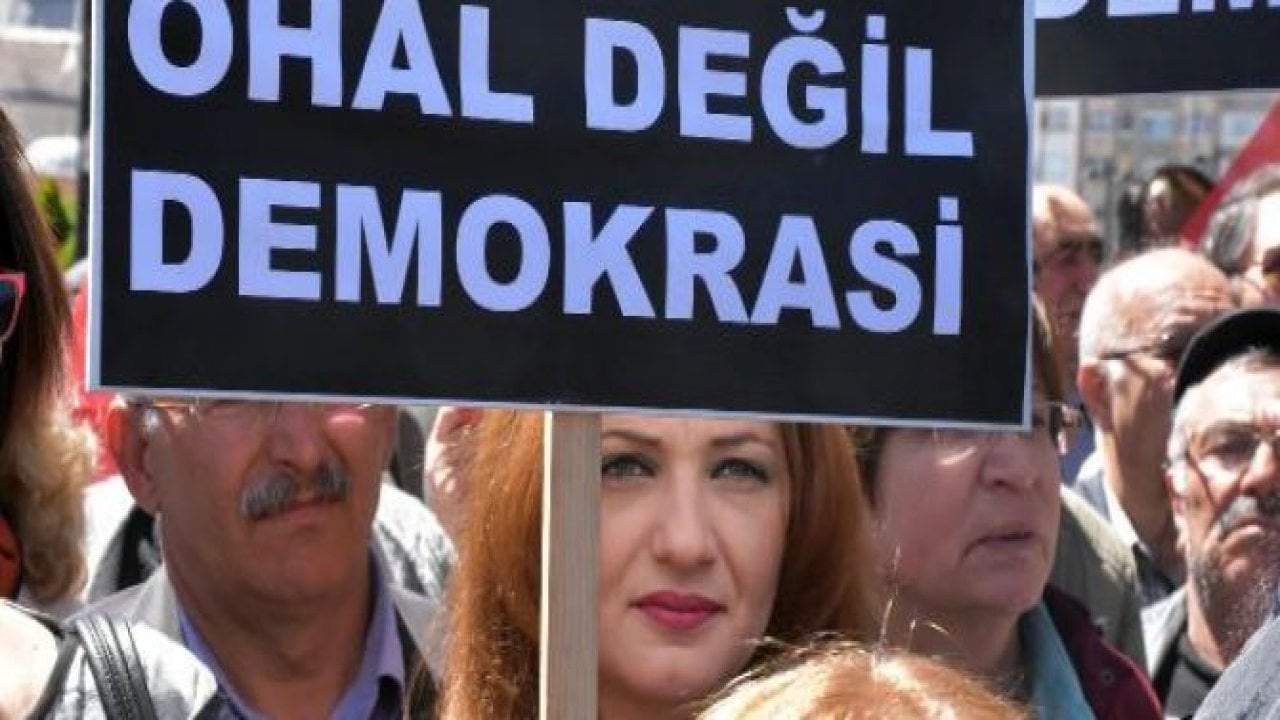 OHAL karşıtları 81 ilde meydanlarda
