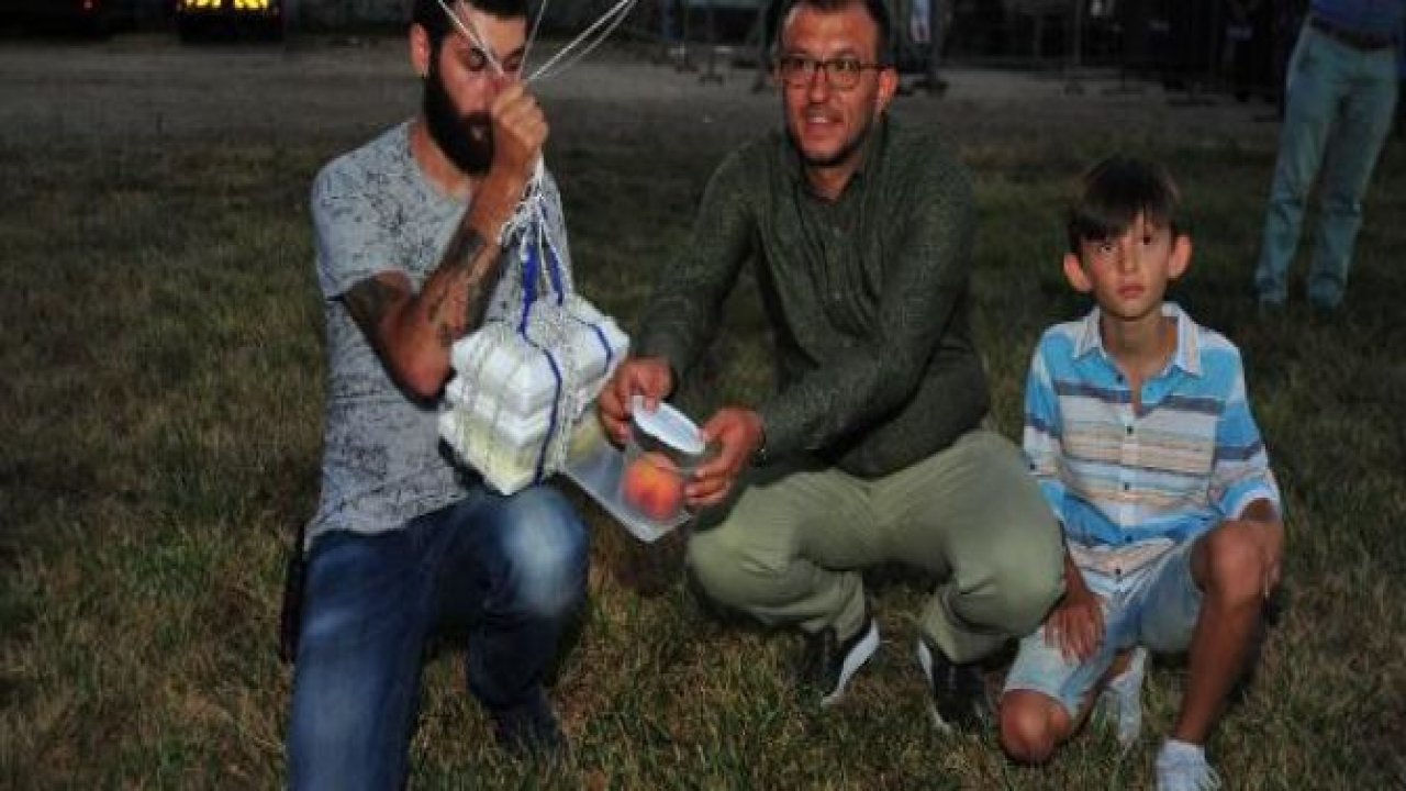 Uzaya şeftali gönderdiler