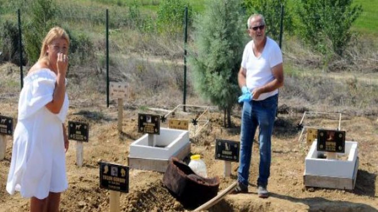 Gurbetçi aile, ‘Angel’a gözyaşlarıyla veda etti