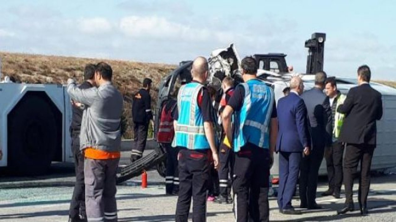 Atatürk Havalimanı'nda kaza anı