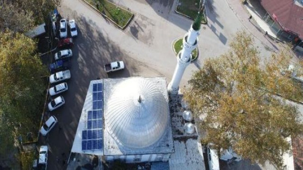 Gurbetçiden caminin elektrik sorununa çözüm
