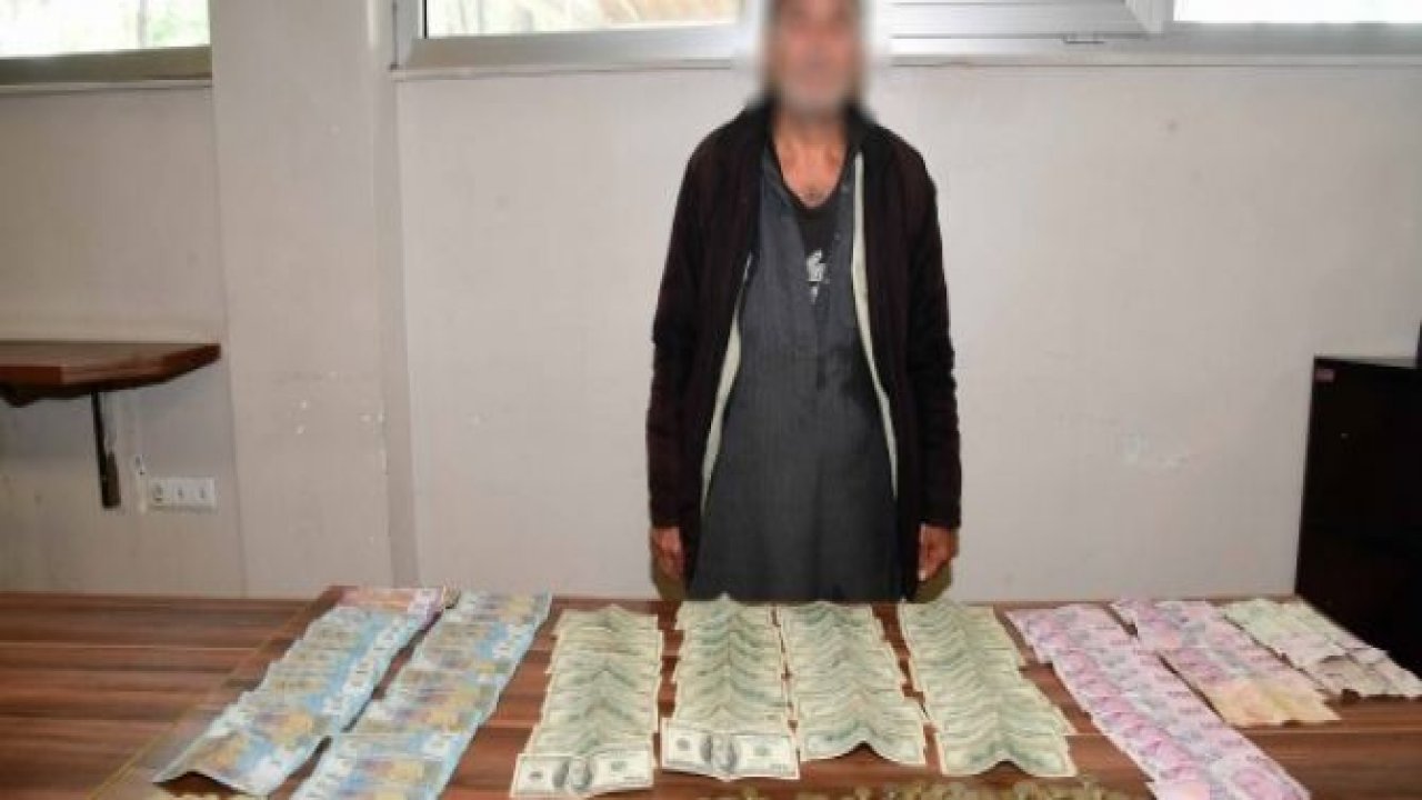 Dilencinin üzerinden servet çıktı