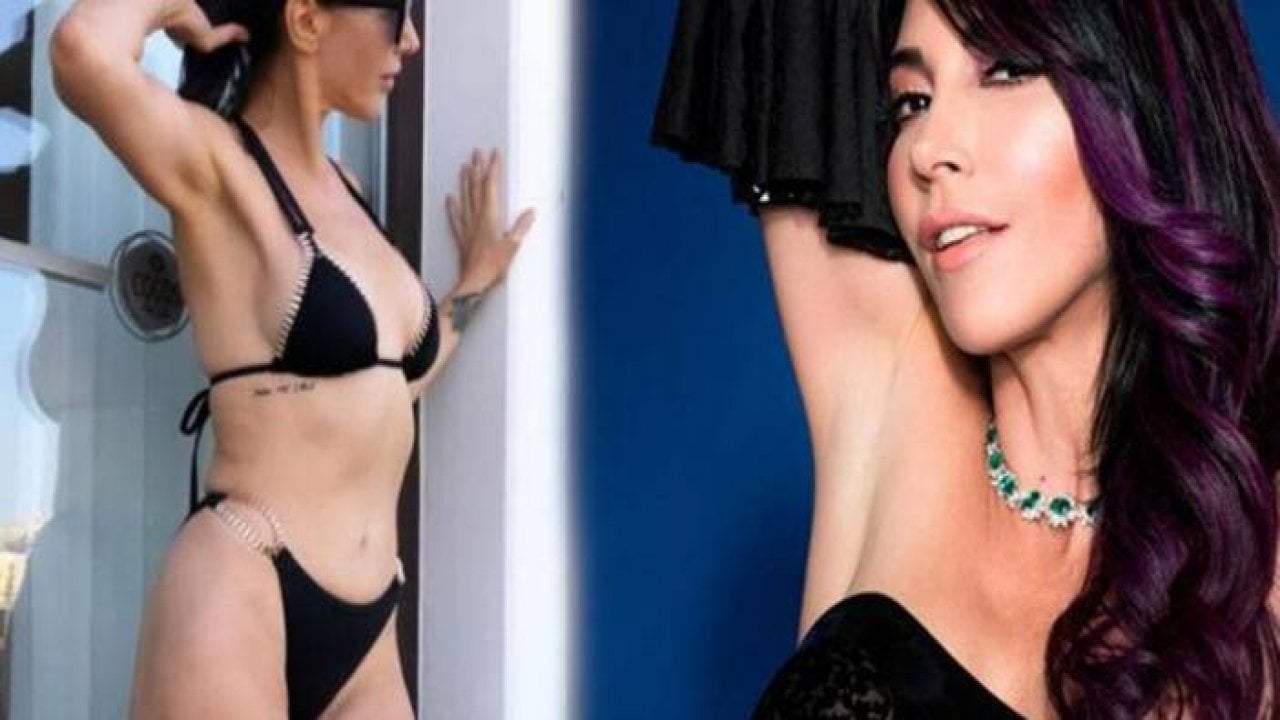 Hande Yener’den bikinili poz